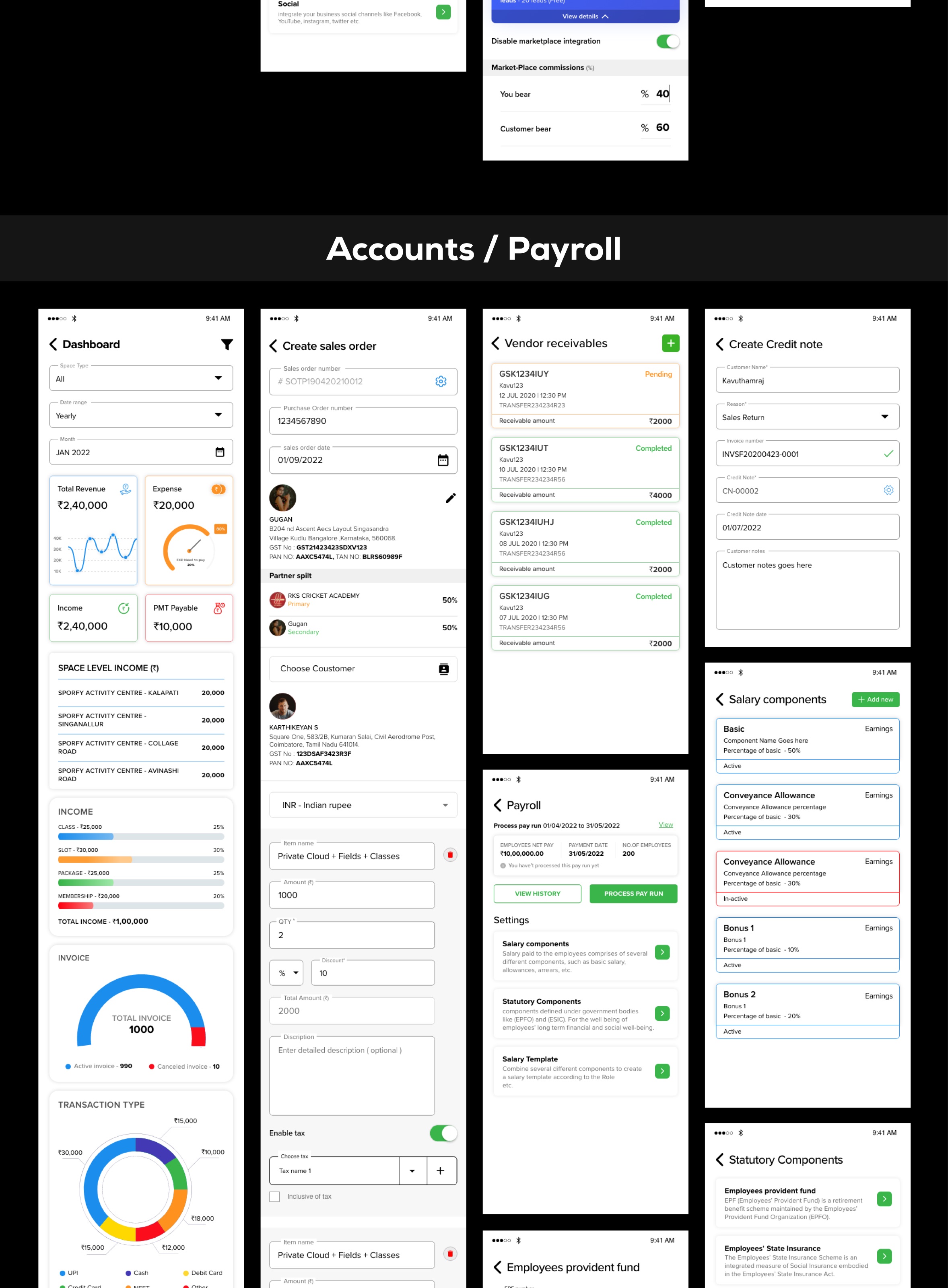 ERP Solution for Sports Industry: case-study board, part 4 of 11