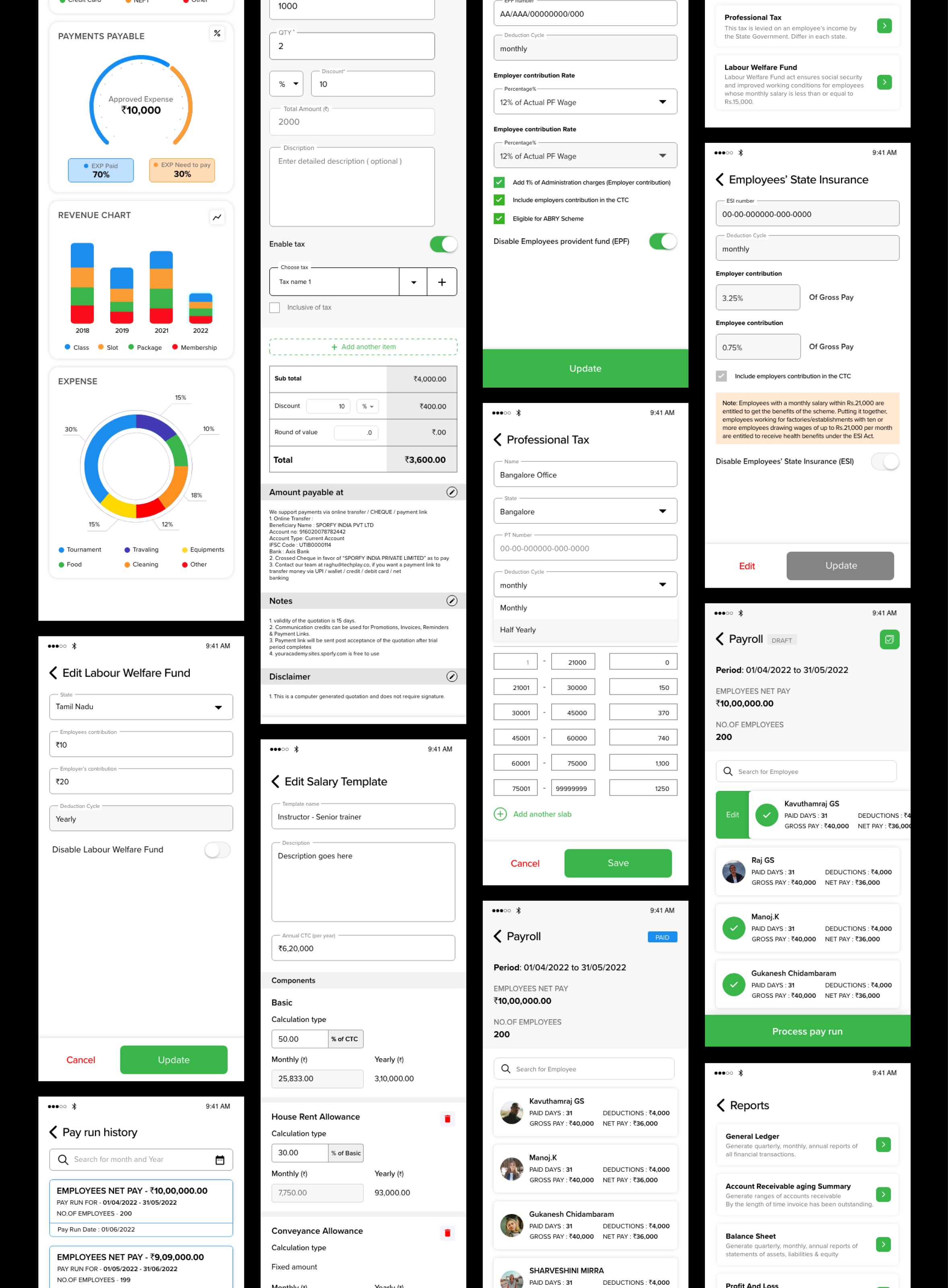 ERP Solution for Sports Industry: case-study board, part 5 of 11
