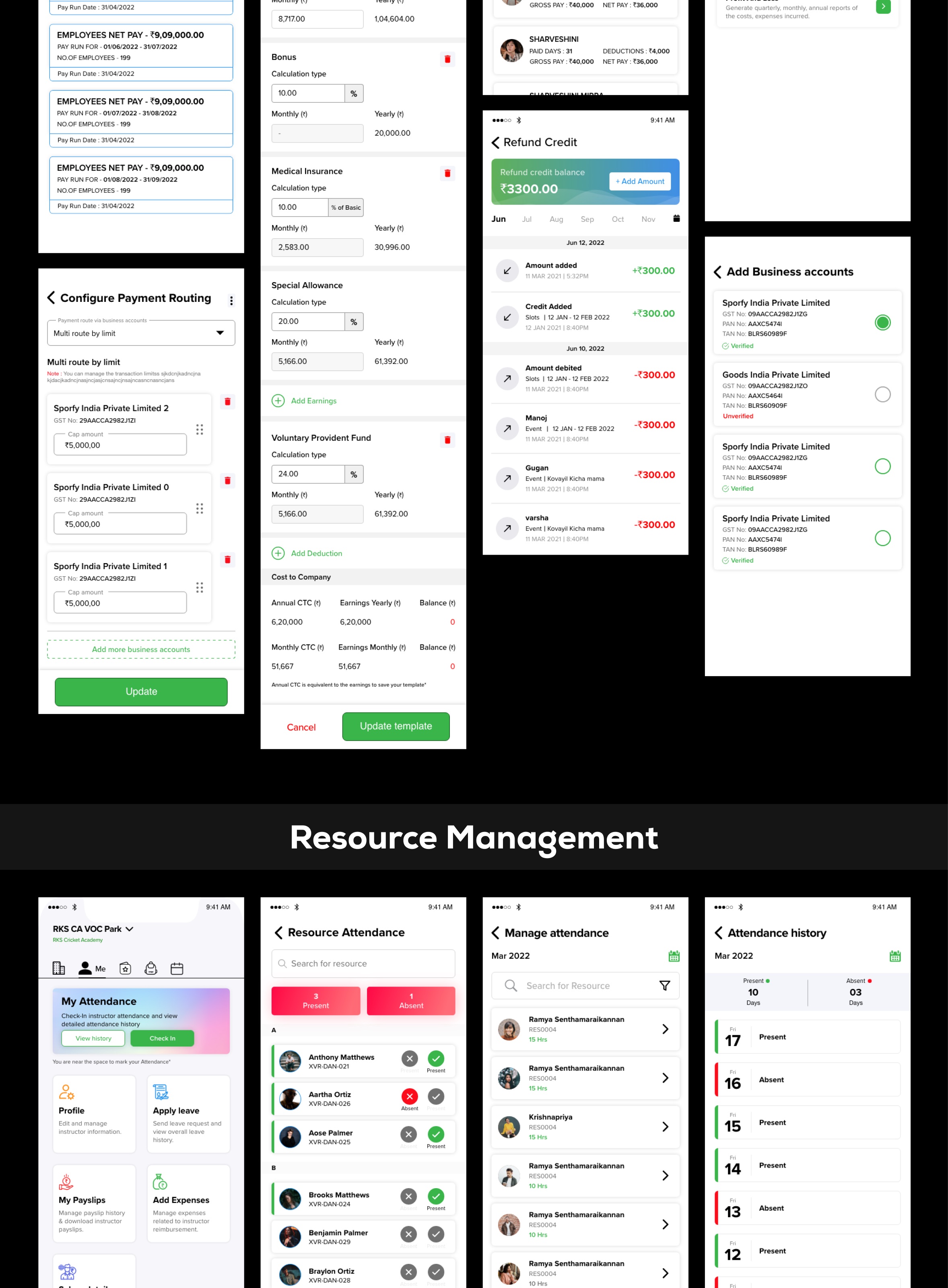 ERP Solution for Sports Industry: case-study board, part 6 of 11