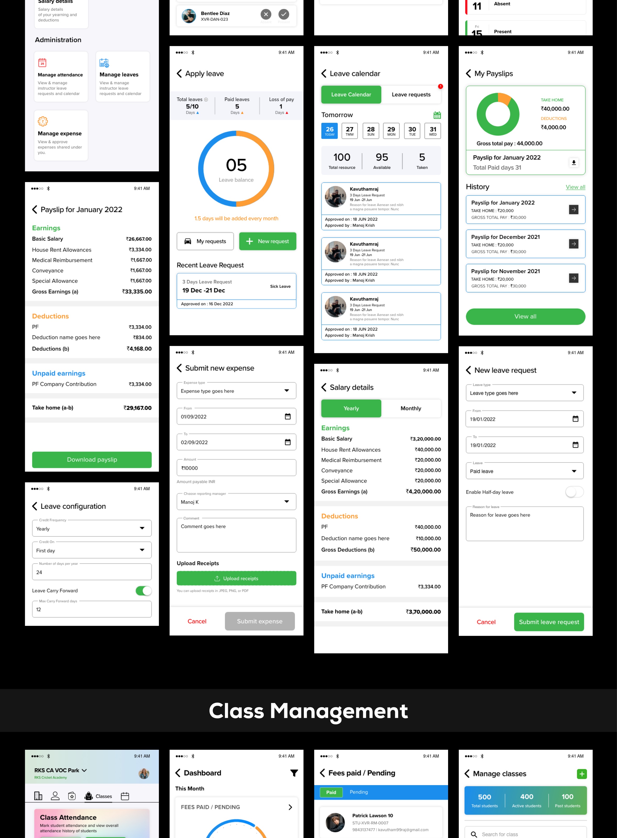 ERP Solution for Sports Industry: case-study board, part 7 of 11
